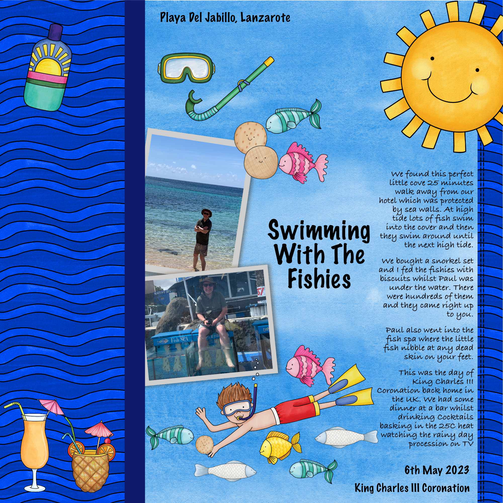 Swimming With The Fishies by Made By Mandy Swimming With The Fishies